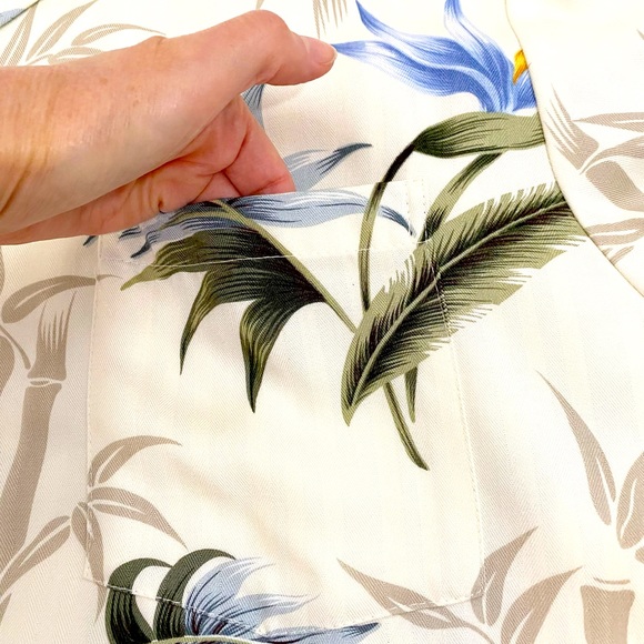 Paradise Found Men’s Multicolor Vintage 90’s Hawaiian Floral Tropical Shirt, XL - Picture 4 of 7